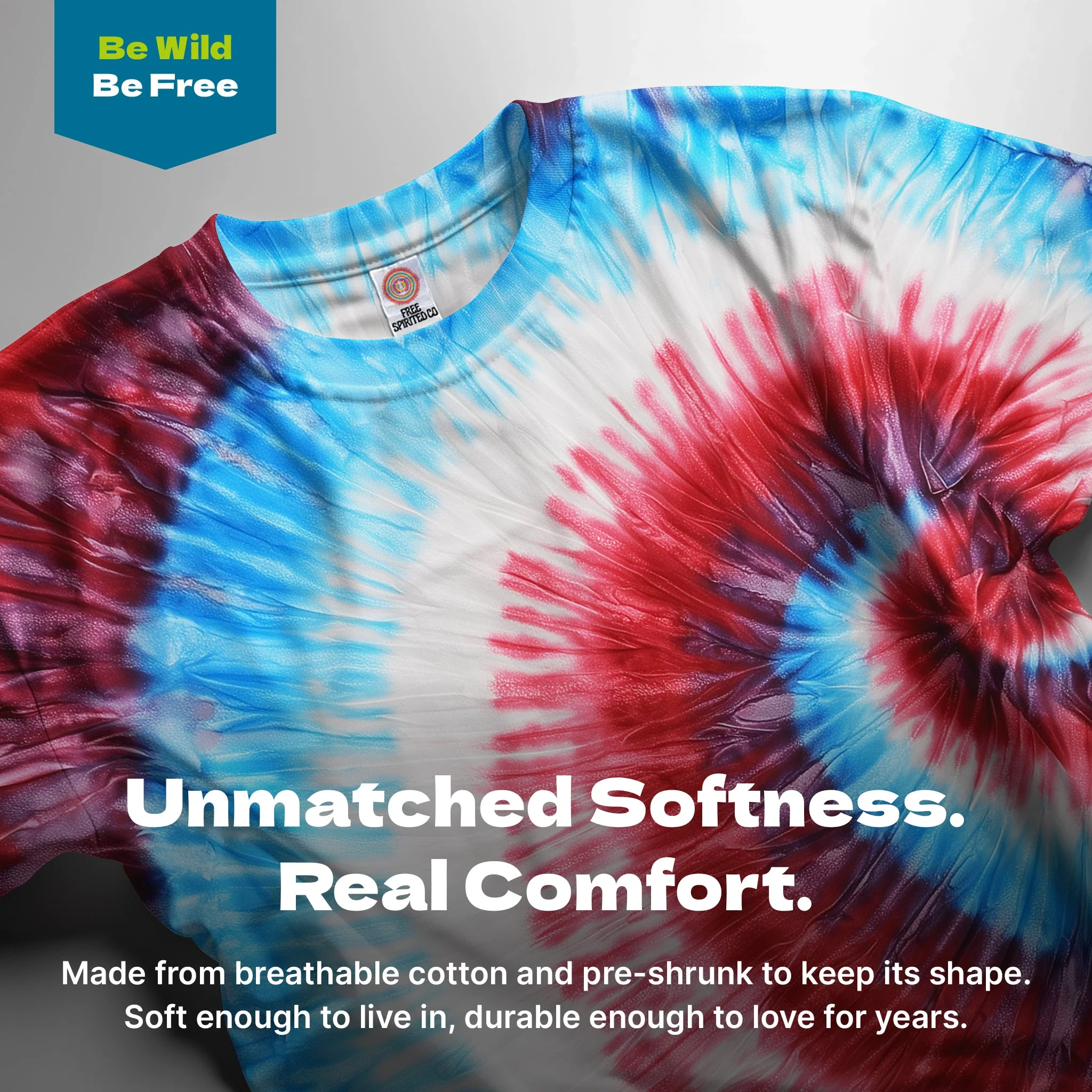 Fire Cracker Premium Hand-Dyed Comfort Shirt - Image 3