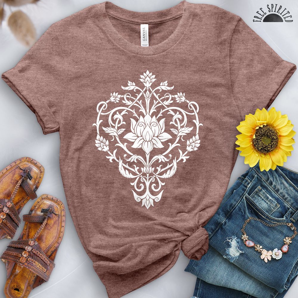 Floral Lotus Tee - Image 10
