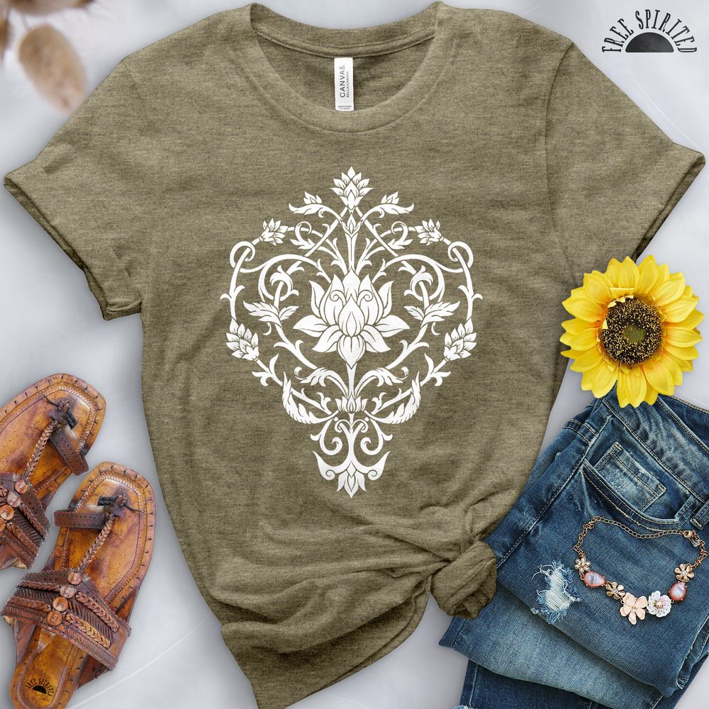 Floral Lotus Tee - Image 11