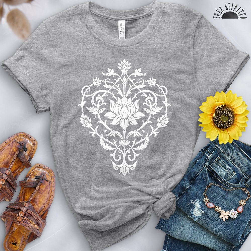 Floral Lotus Tee - Image 4