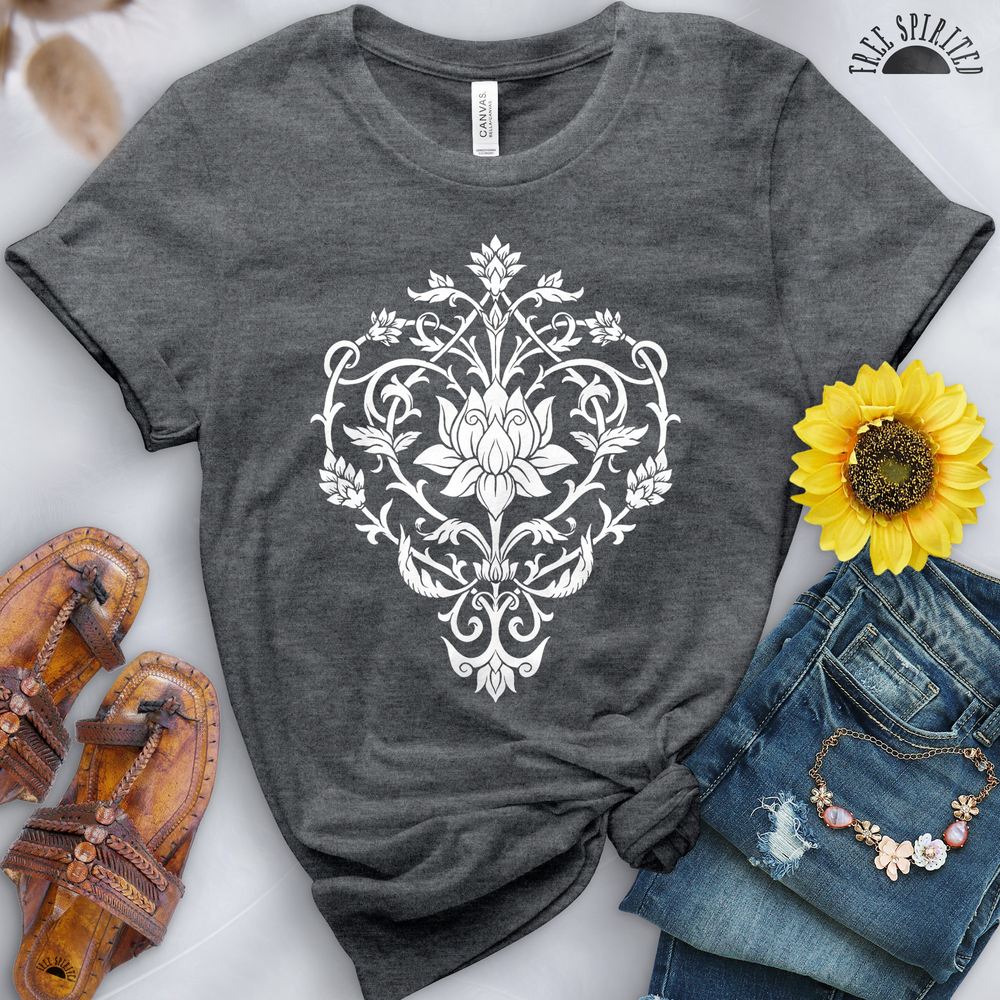 Floral Lotus Tee - Image 7
