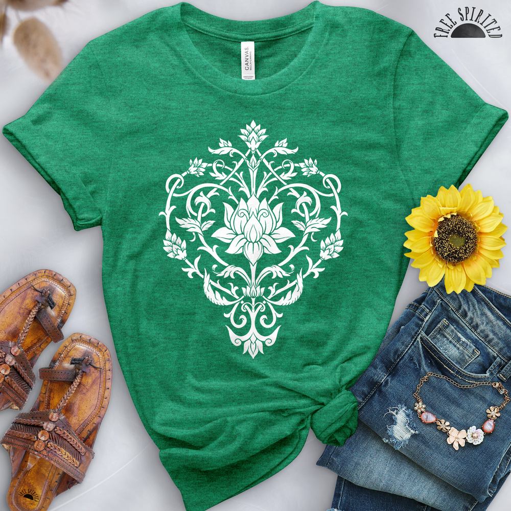 Floral Lotus Tee - Image 9