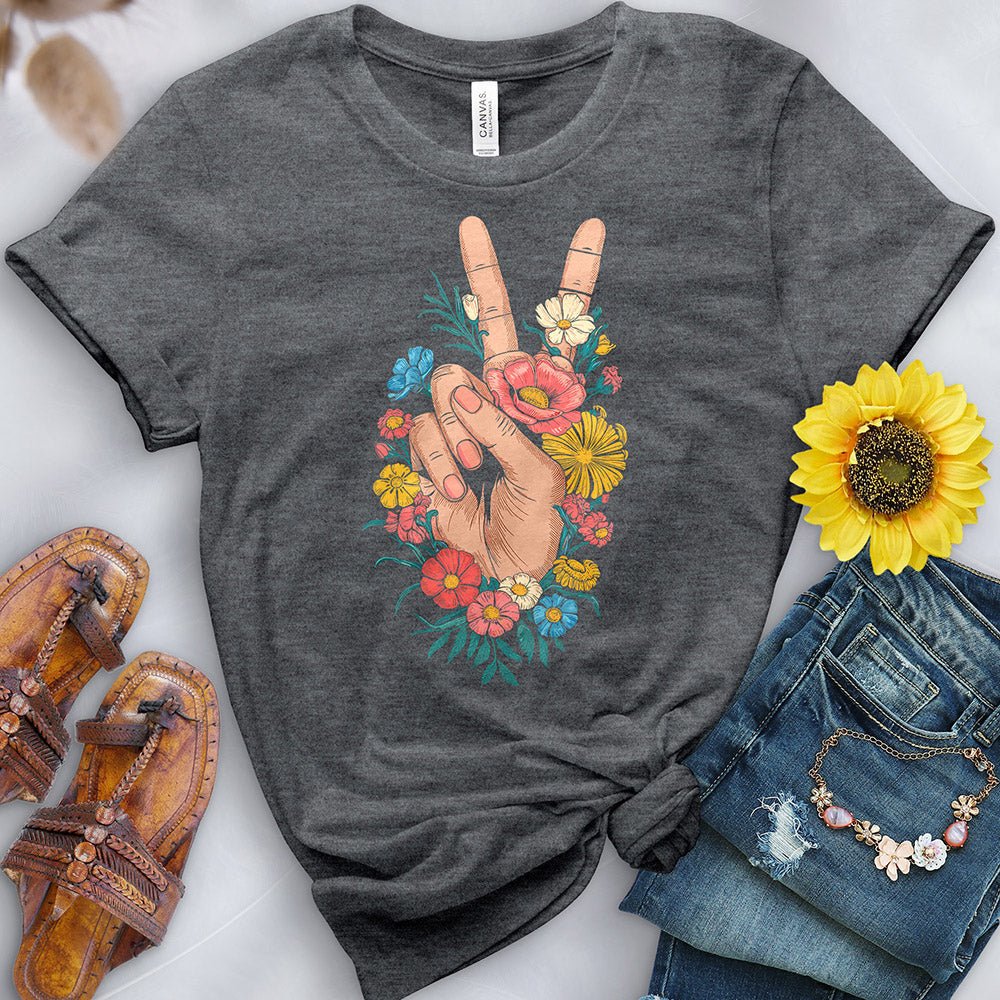 Flower Peace Tee - Image 3