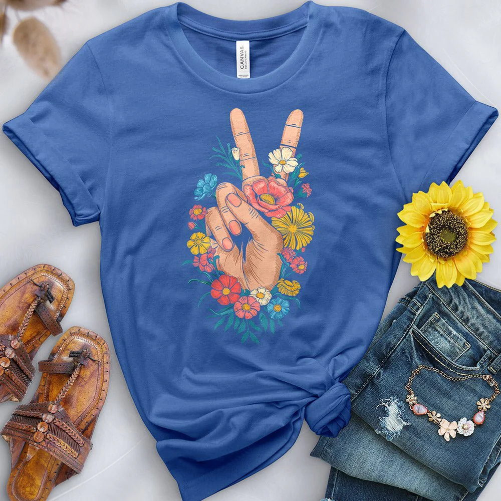 Flower Peace Tee - Image 7