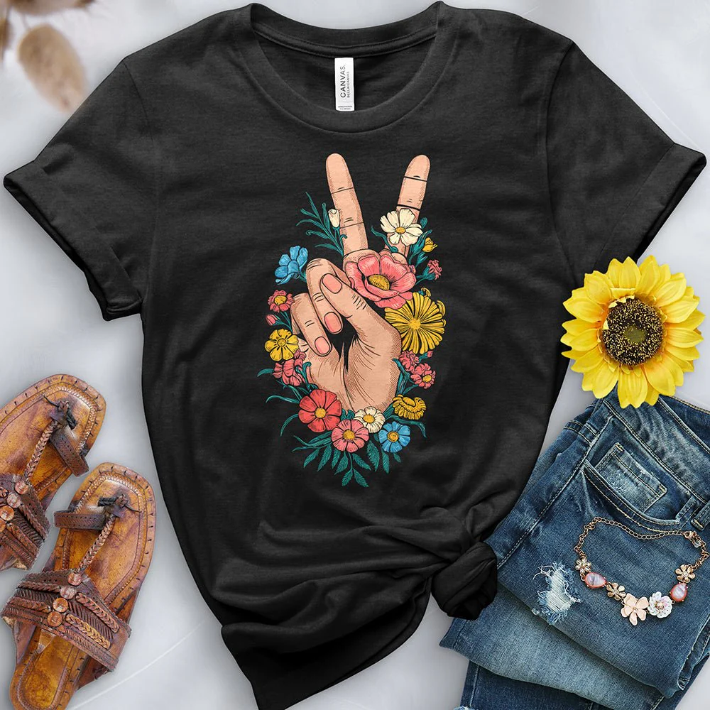 Flower Peace Tee - Image 8