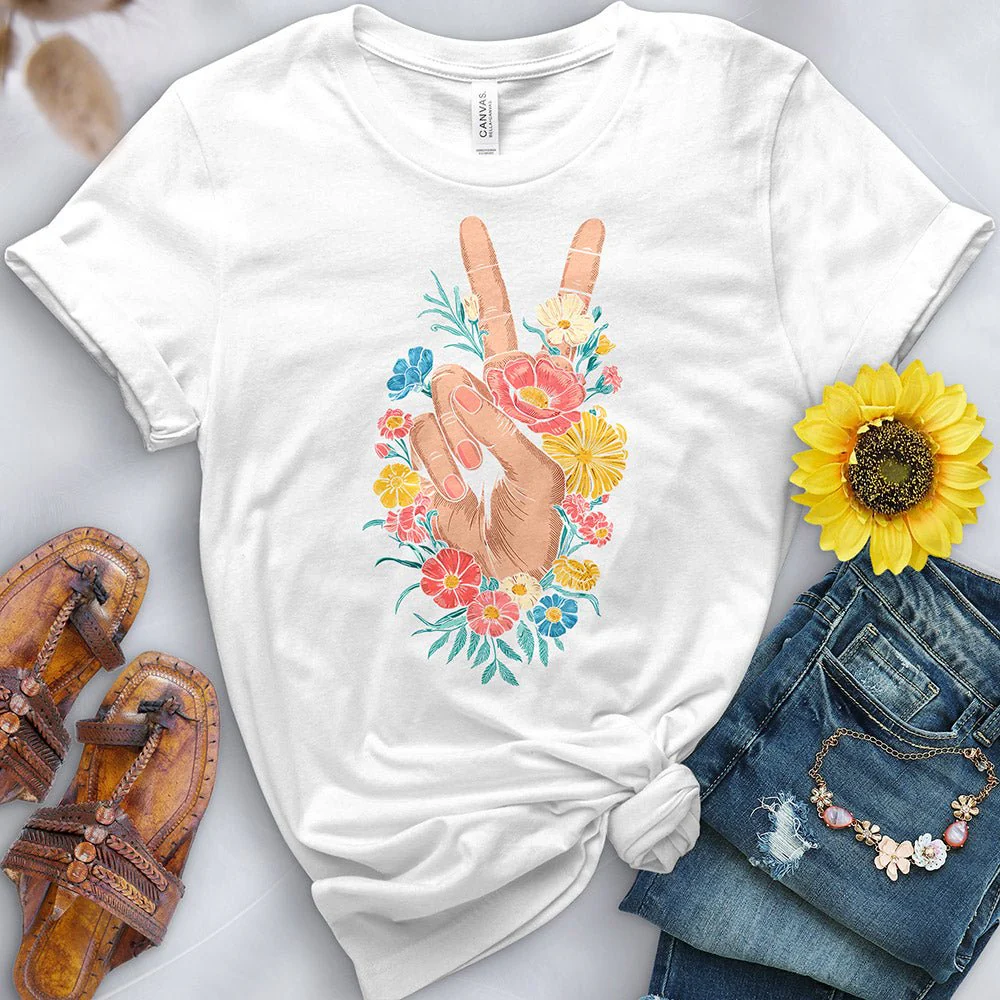 Flower Peace Tee - Image 9