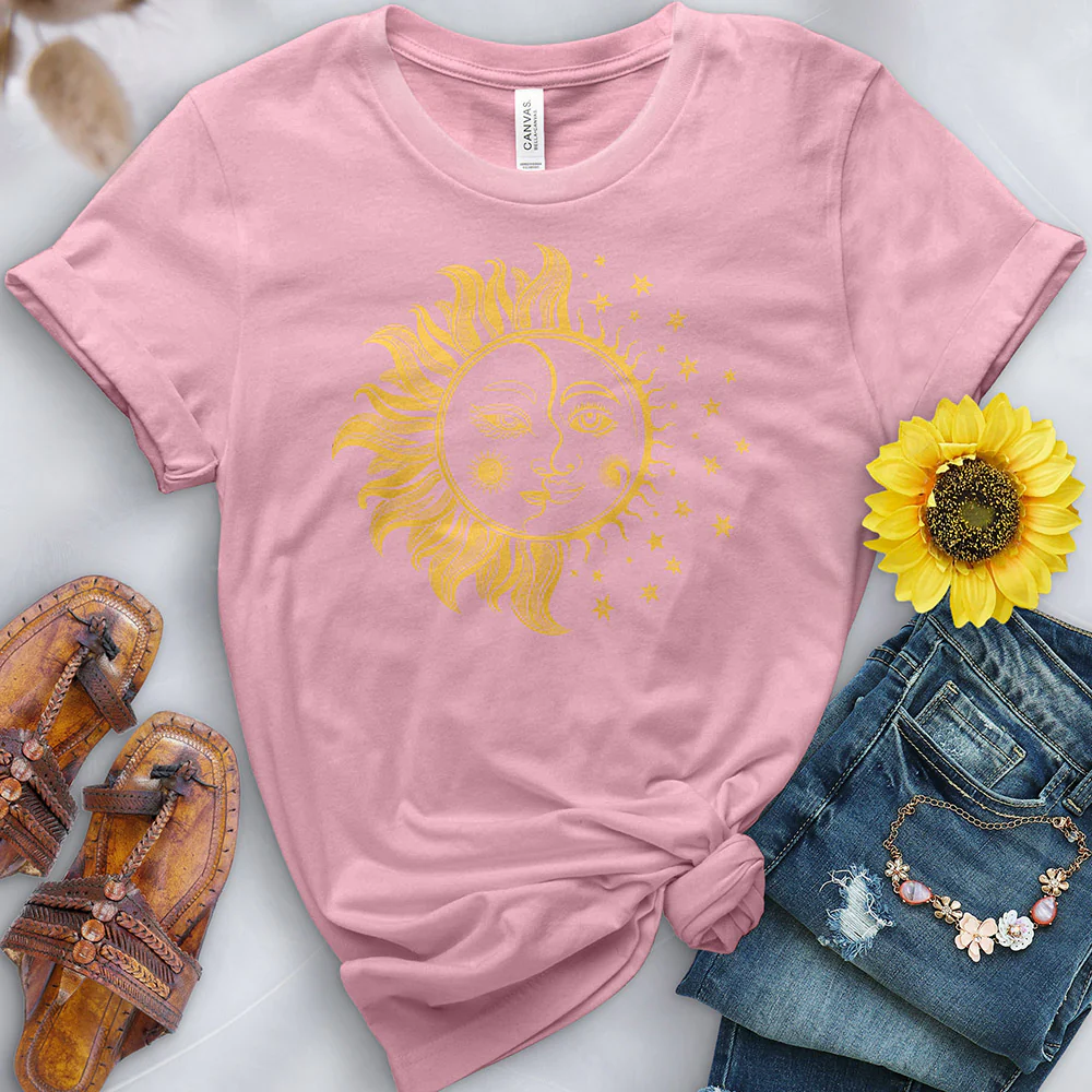 Golden Sun and Moon Tee - Image 10