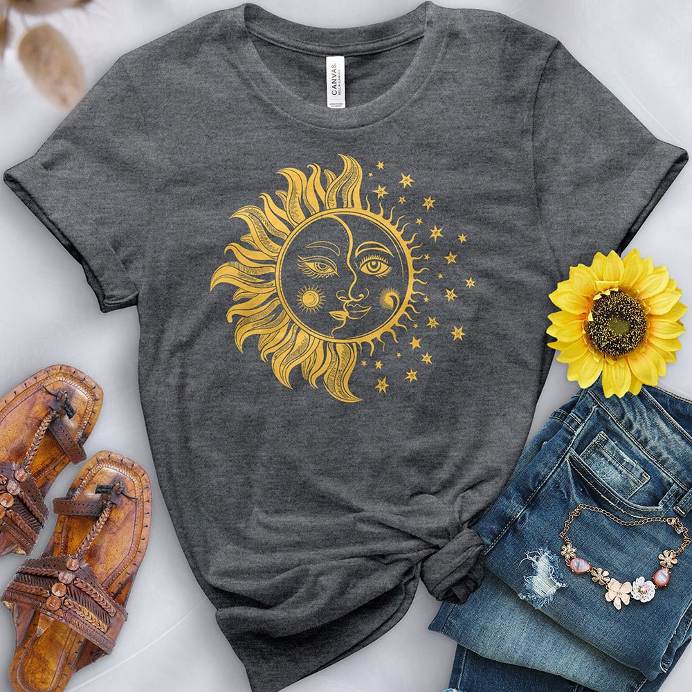 Golden Sun and Moon Tee - Image 3