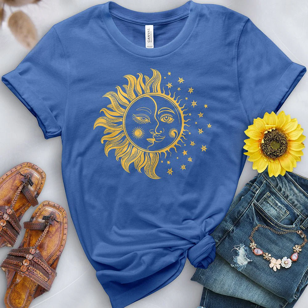 Golden Sun and Moon Tee - Image 6