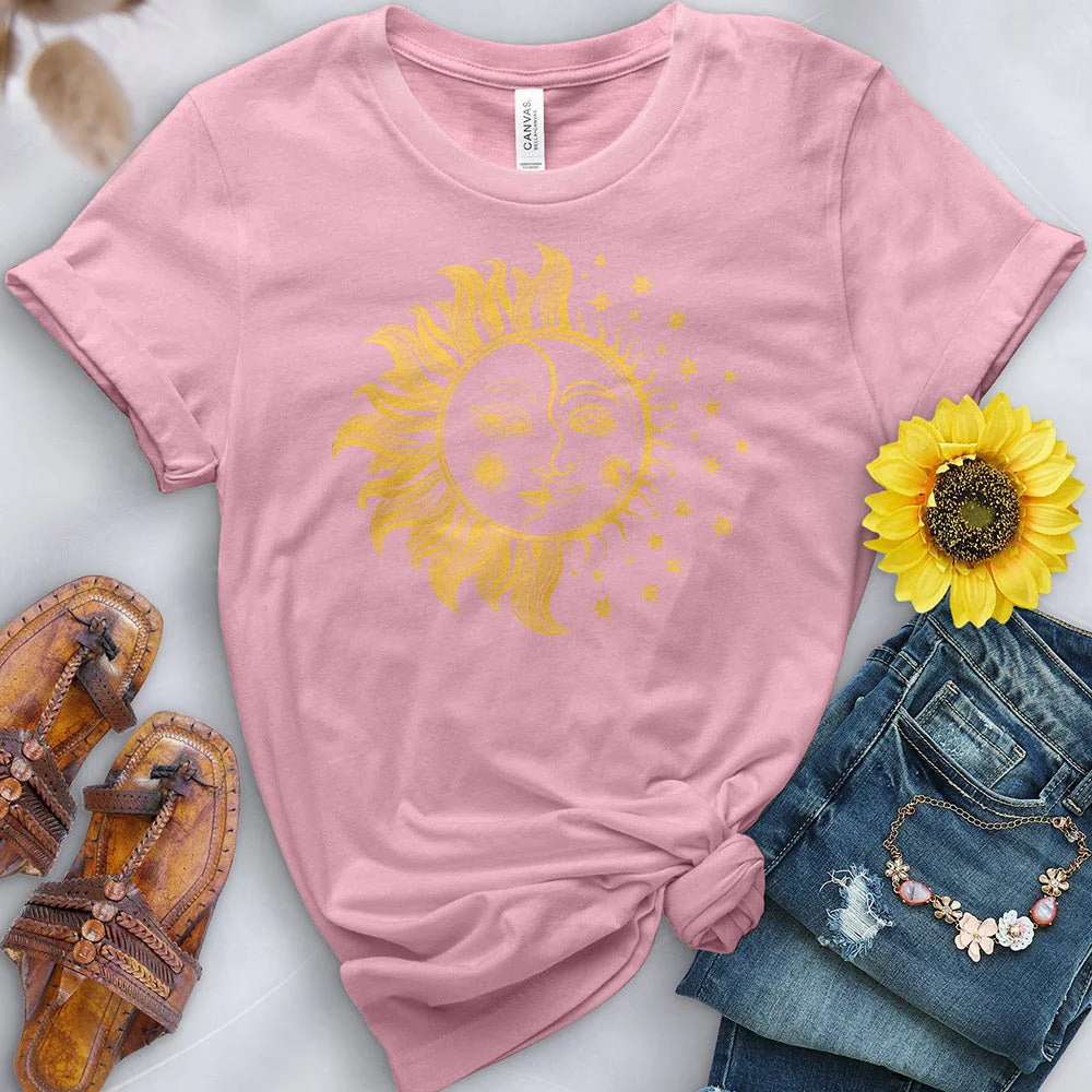 Golden Sun and Moon Tee - Image 9