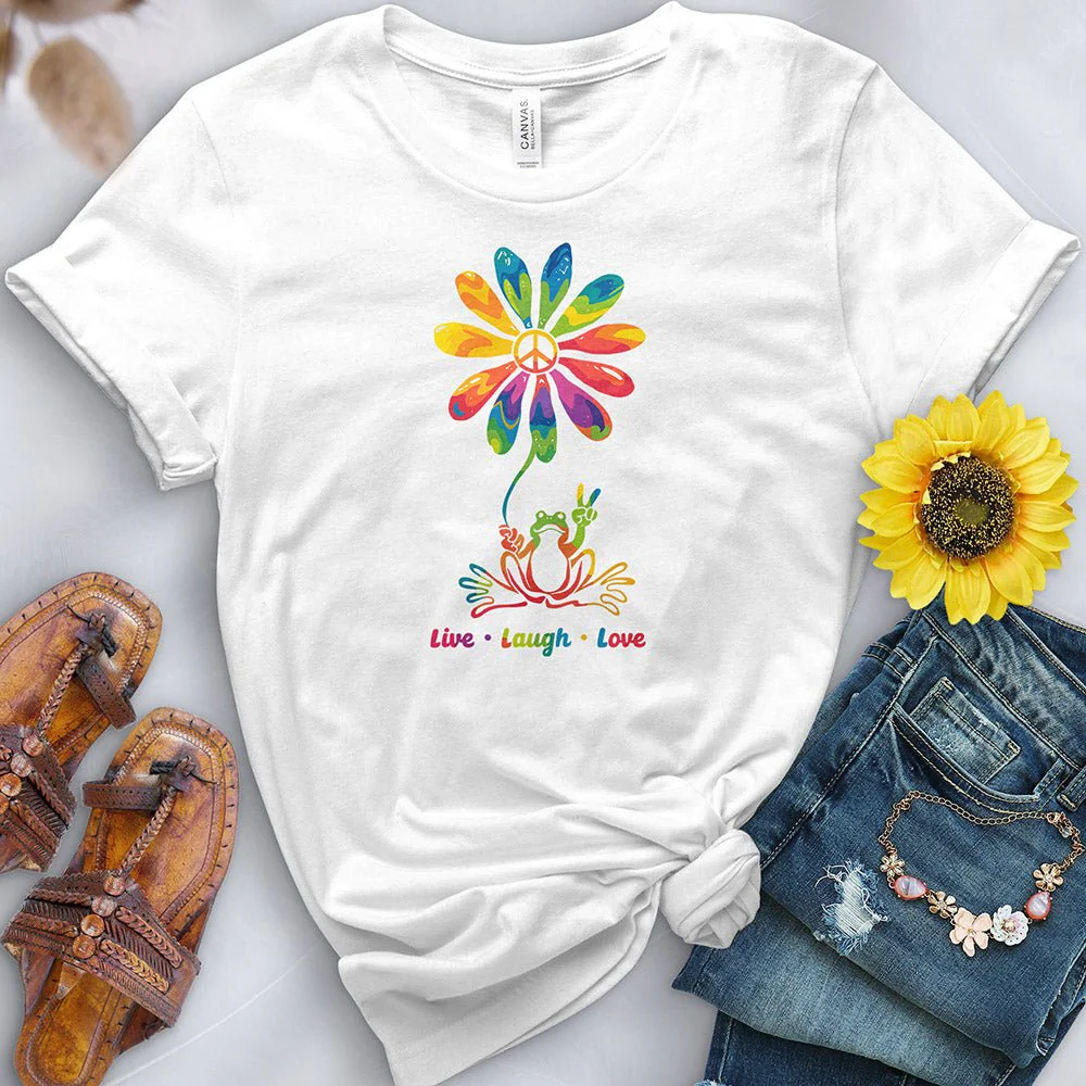 Frog Live Laugh Love Tee - Image 2