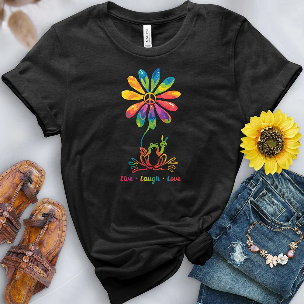 Frog Live Laugh Love Tee - Image 4