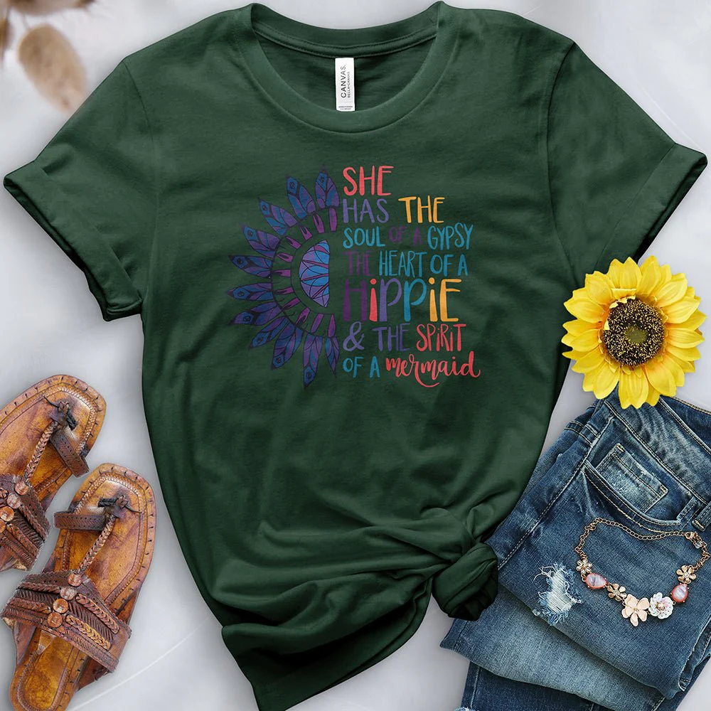 Heart of a Hippie Tee - Image 7