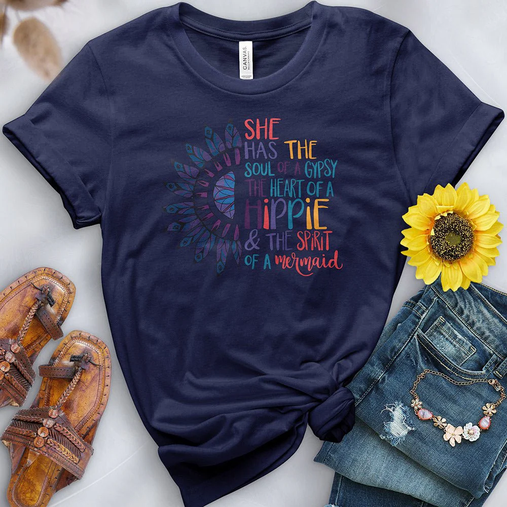 Heart of a Hippie Tee - Image 8