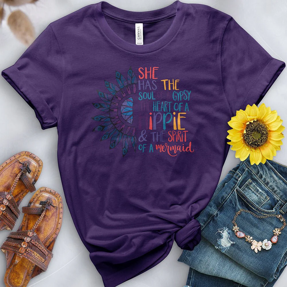Heart of a Hippie Tee - Image 9