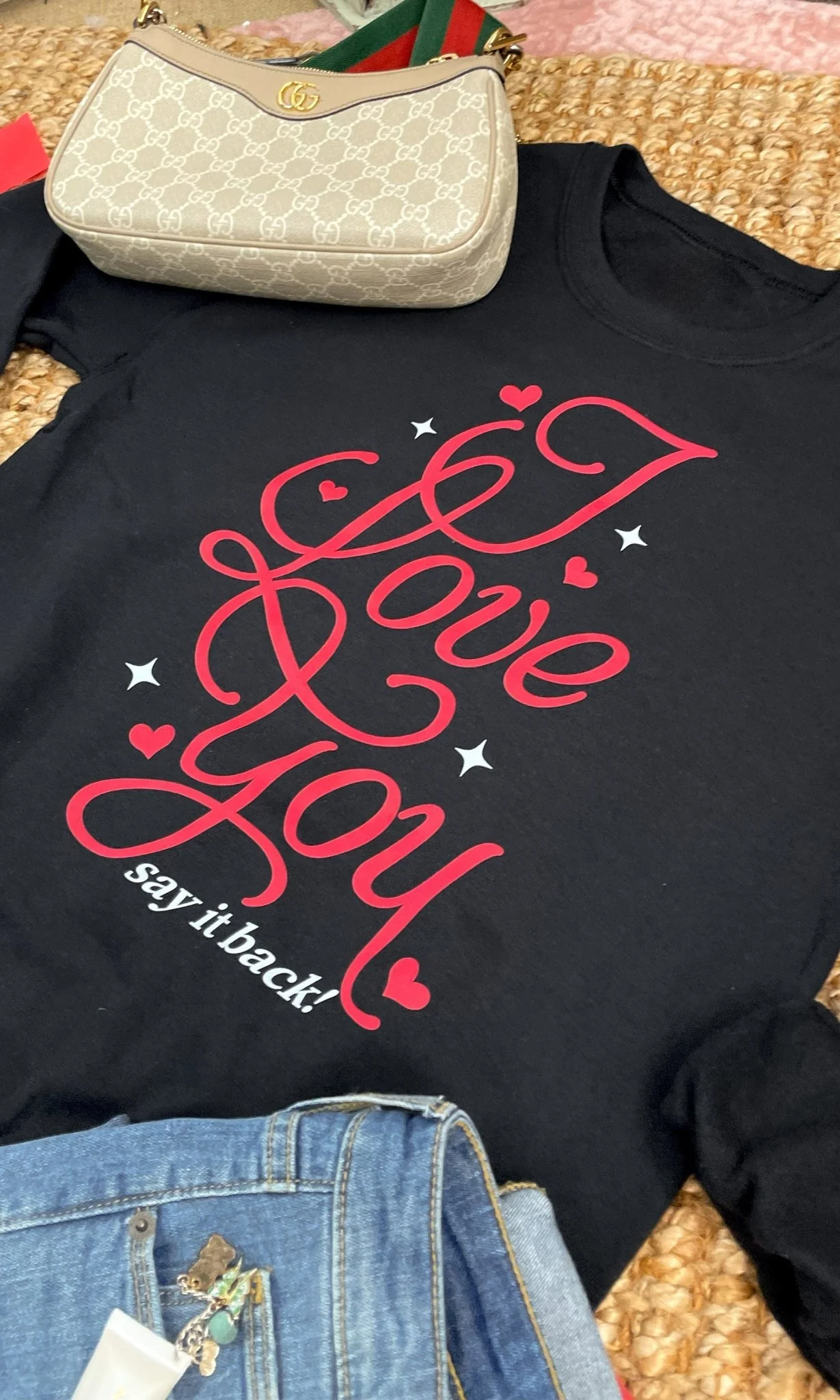 I Love You Say It Back Graphic Sweatshirt - Image 2