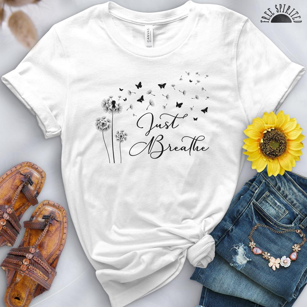 Just Breathe Dandelion Tee - Image 4