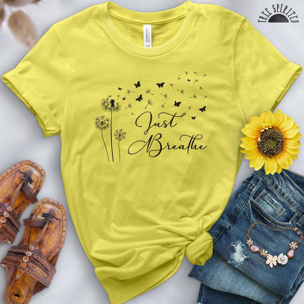 Just Breathe Dandelion Tee - Image 5