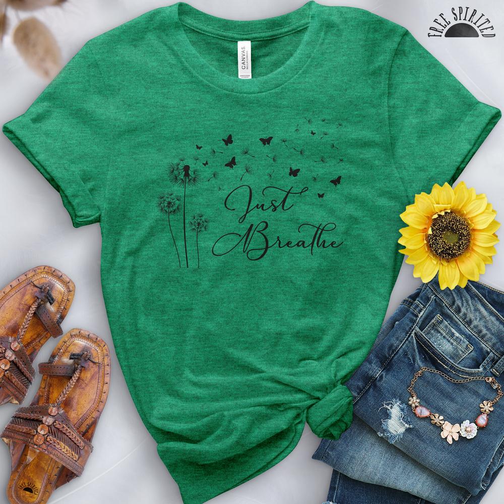 Just Breathe Dandelion Tee - Image 8