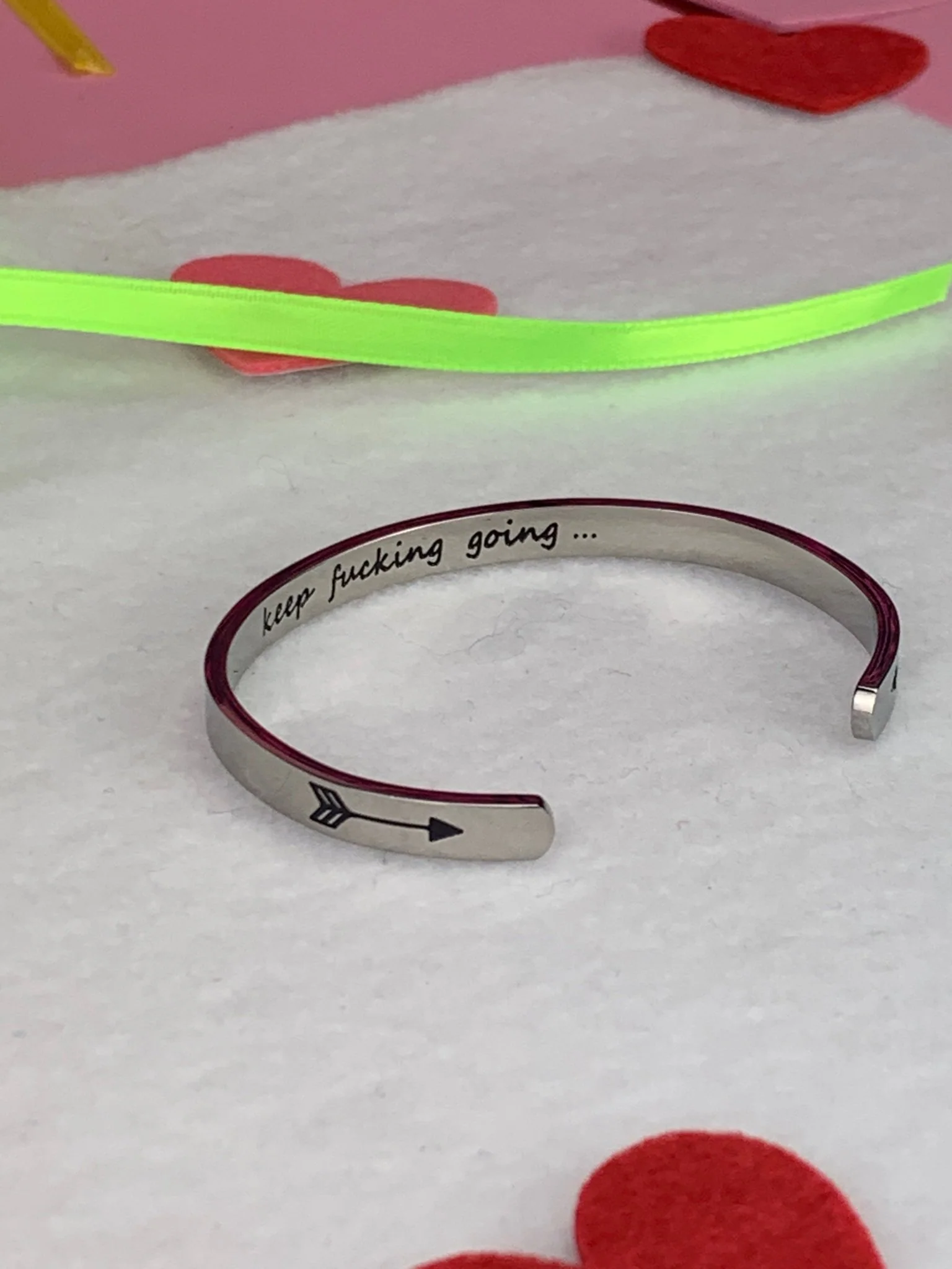 Keep Going Cuff Bracelet - Image 2
