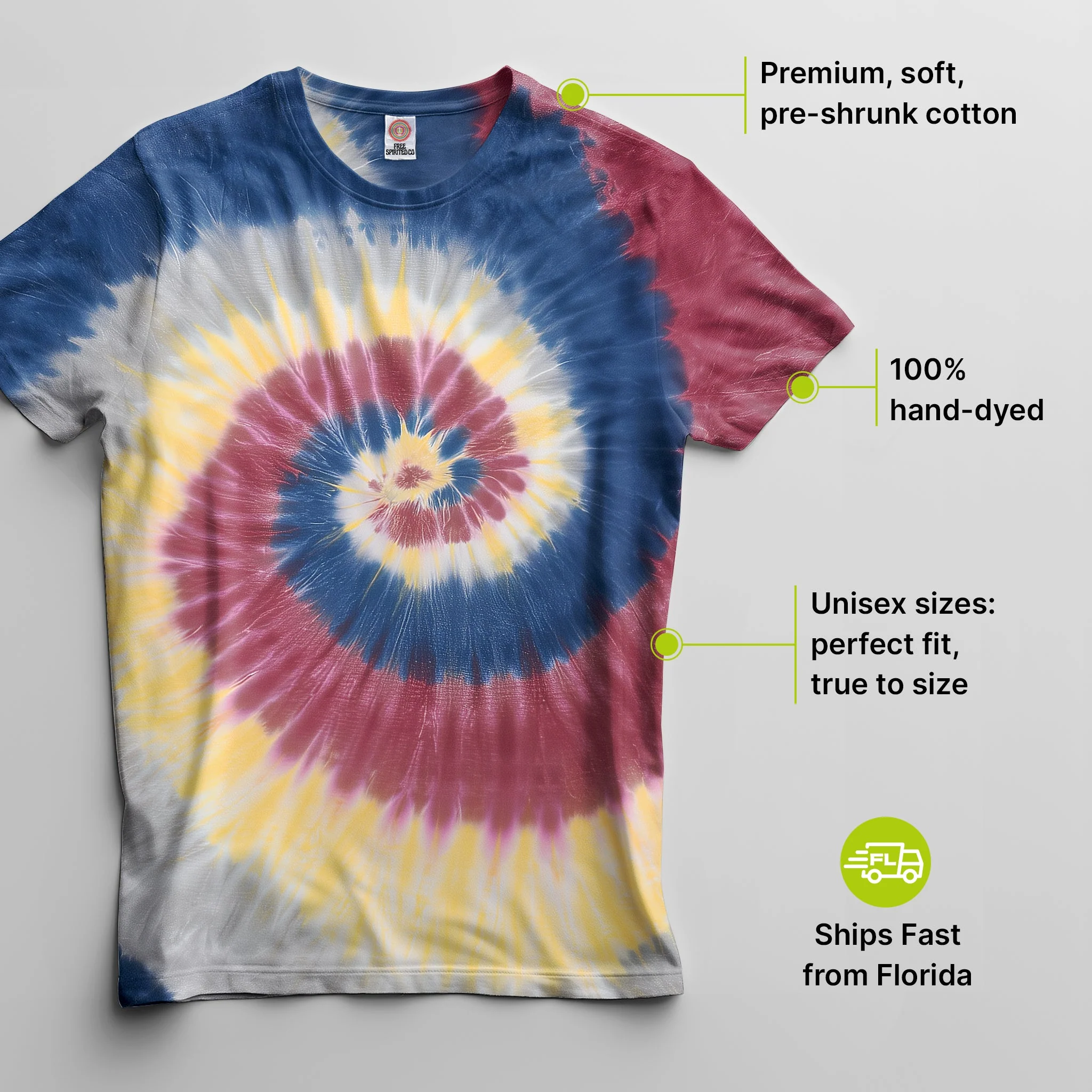 Lotus Premium Hand-Dyed Comfort Shirt - Image 2