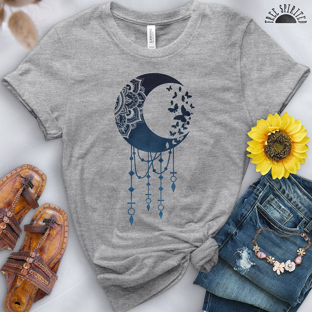 Mandala Butterfly Dreamcatcher 03 Tee - Image 3