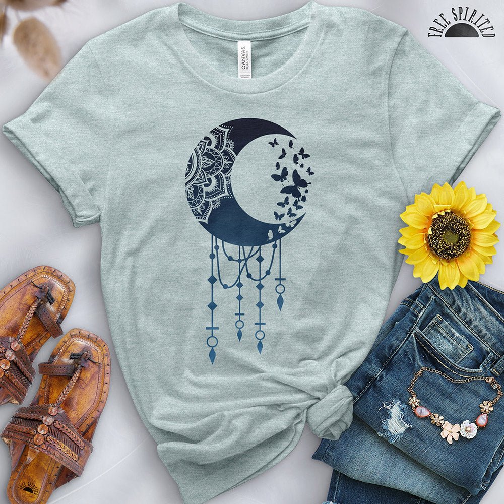 Mandala Butterfly Dreamcatcher 03 Tee - Image 4