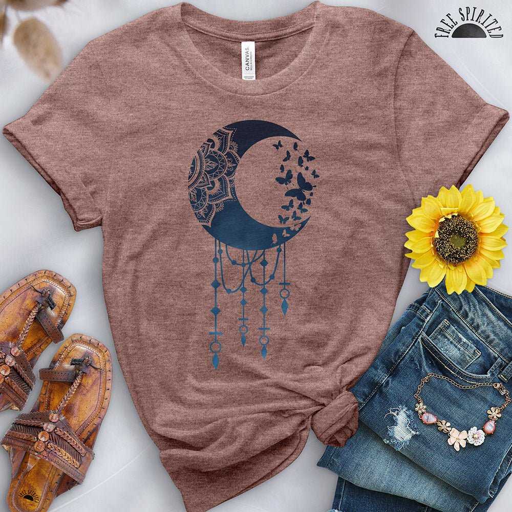 Mandala Butterfly Dreamcatcher 03 Tee - Image 5