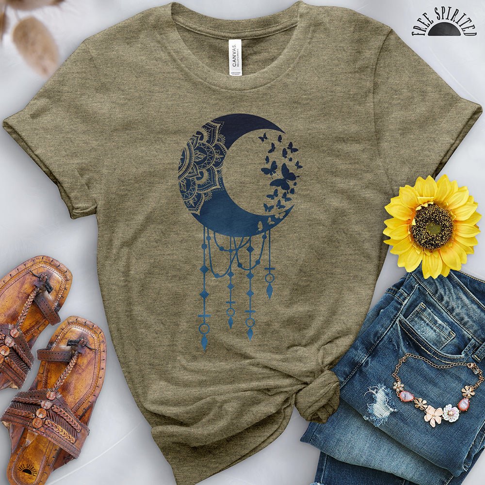 Mandala Butterfly Dreamcatcher 03 Tee - Image 6