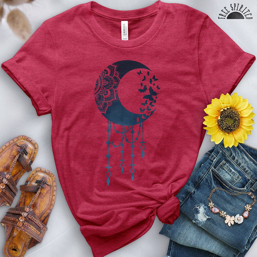 Mandala Butterfly Dreamcatcher 03 Tee - Image 8
