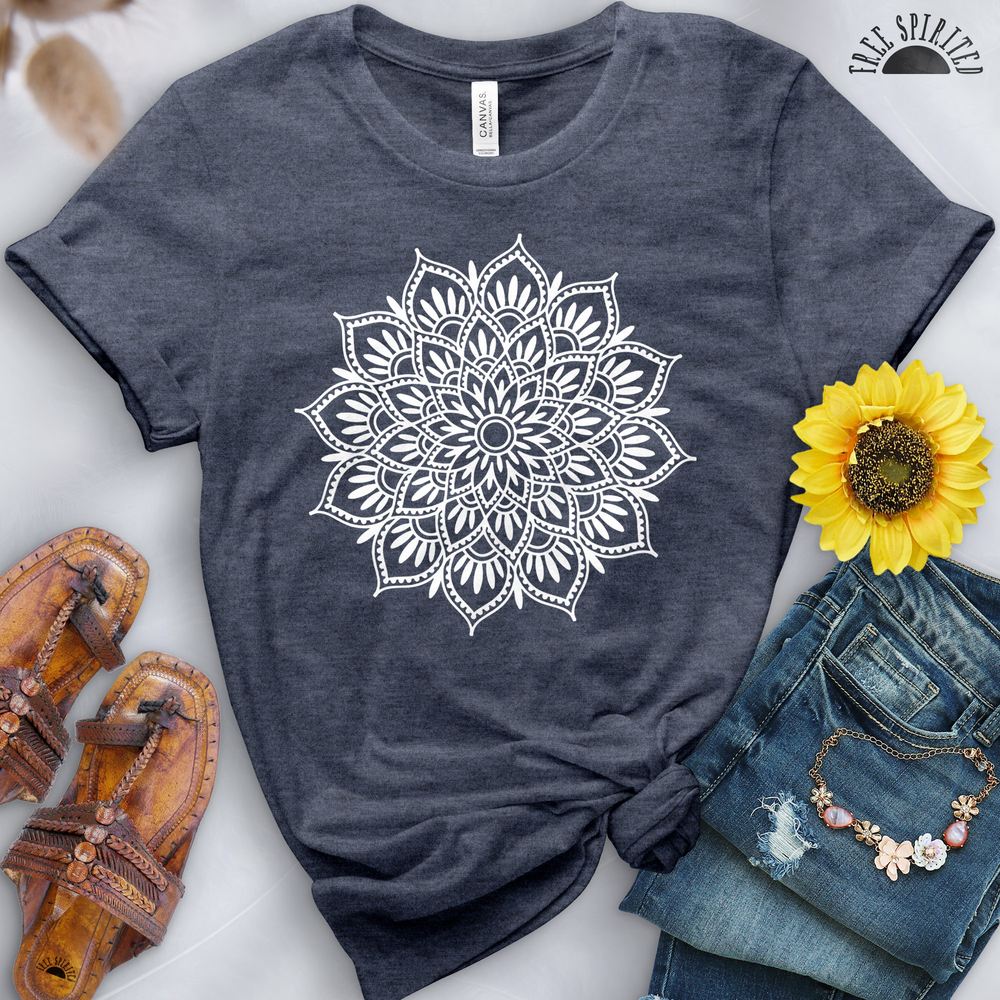 Mandala Lotus Tee - Image 10