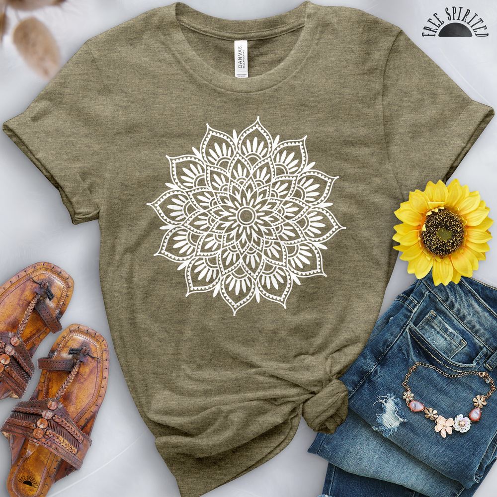 Mandala Lotus Tee - Image 11