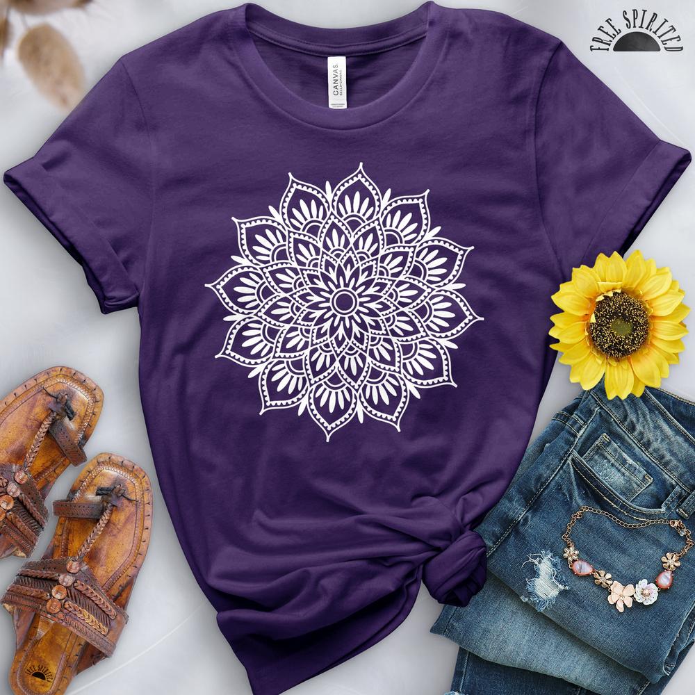 Mandala Lotus Tee - Image 2