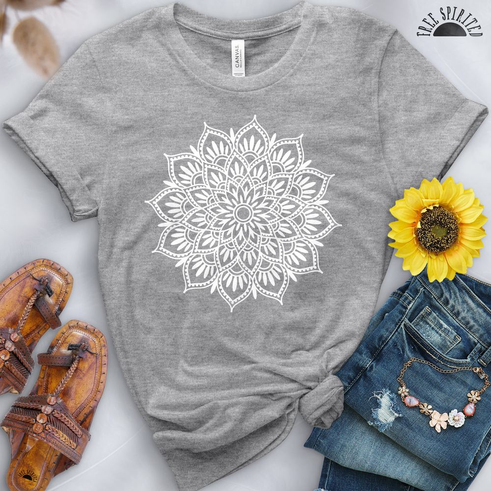 Mandala Lotus Tee - Image 4
