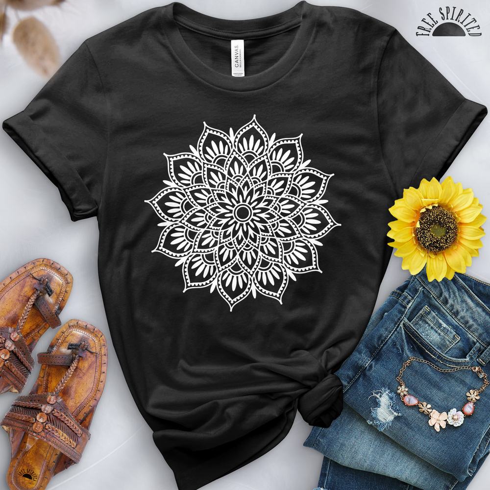 Mandala Lotus Tee - Image 5