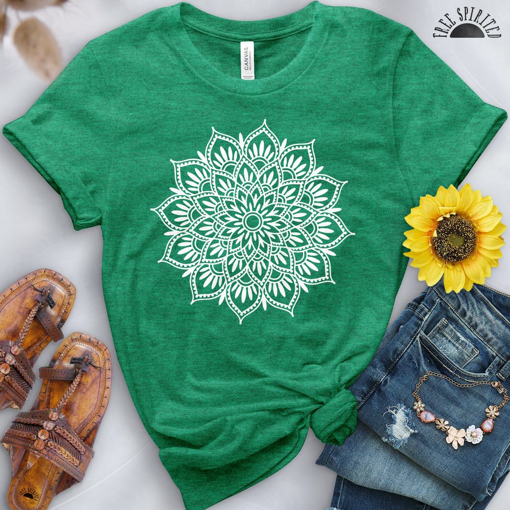 Mandala Lotus Tee - Image 8
