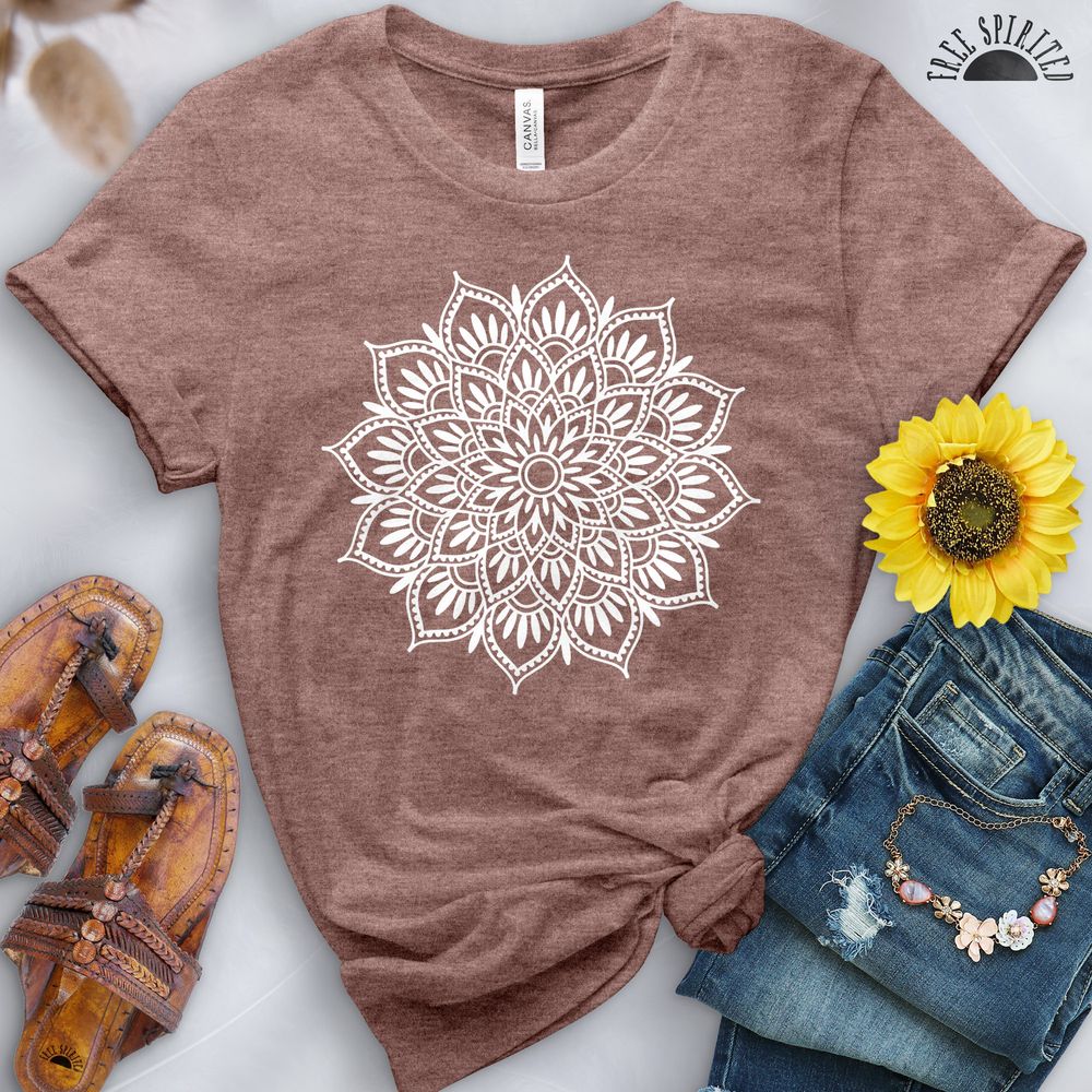 Mandala Lotus Tee - Image 9
