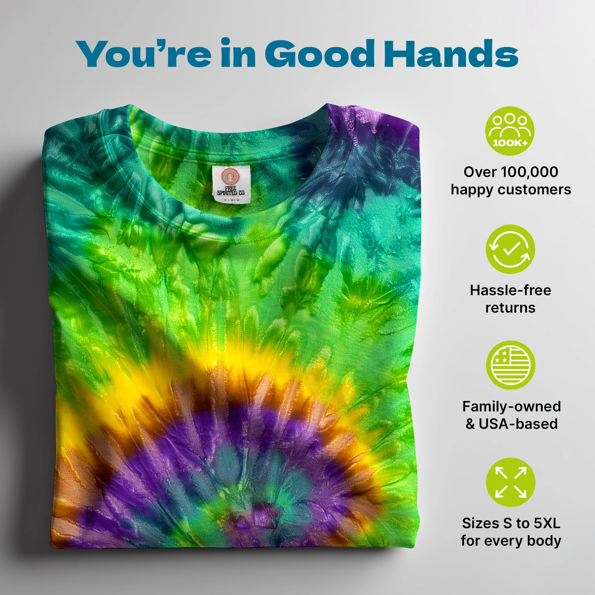 Mardi Gras Premium Hand-Dyed Comfort Shirt - Image 4