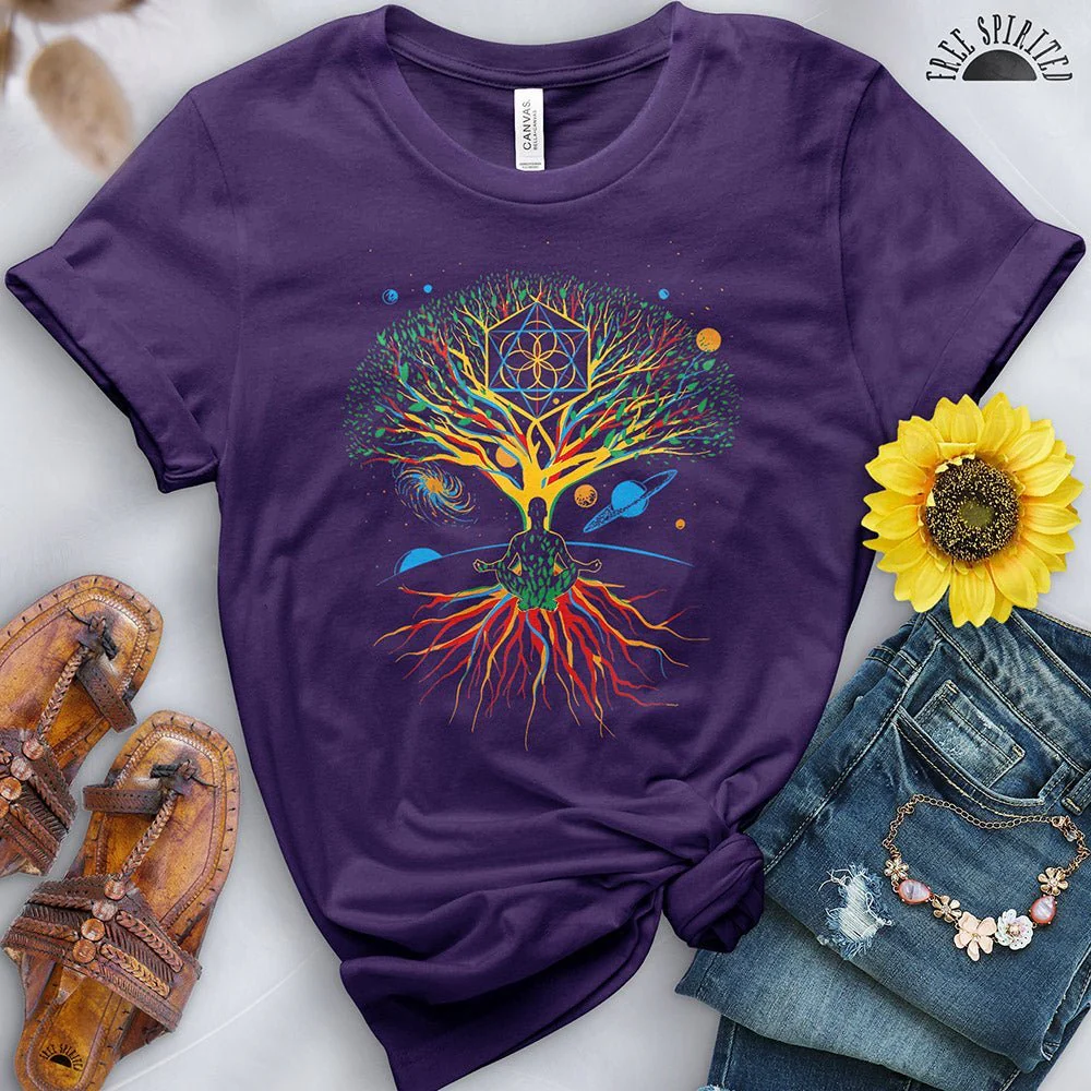 Meditation Zen Tree Tee - Image 3
