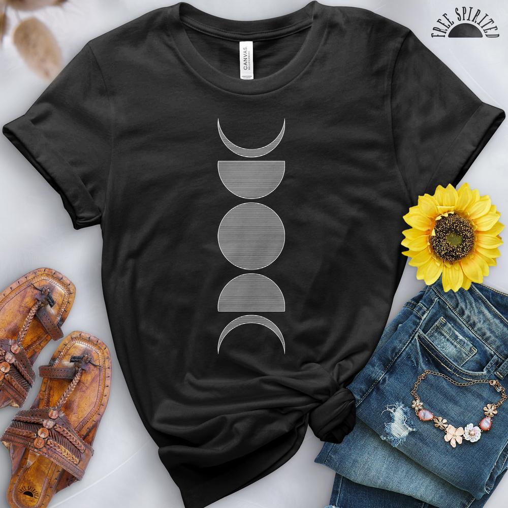 Vertical Moon Phases Tee - Image 2