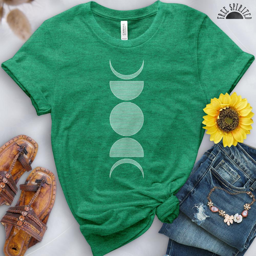 Vertical Moon Phases Tee - Image 9