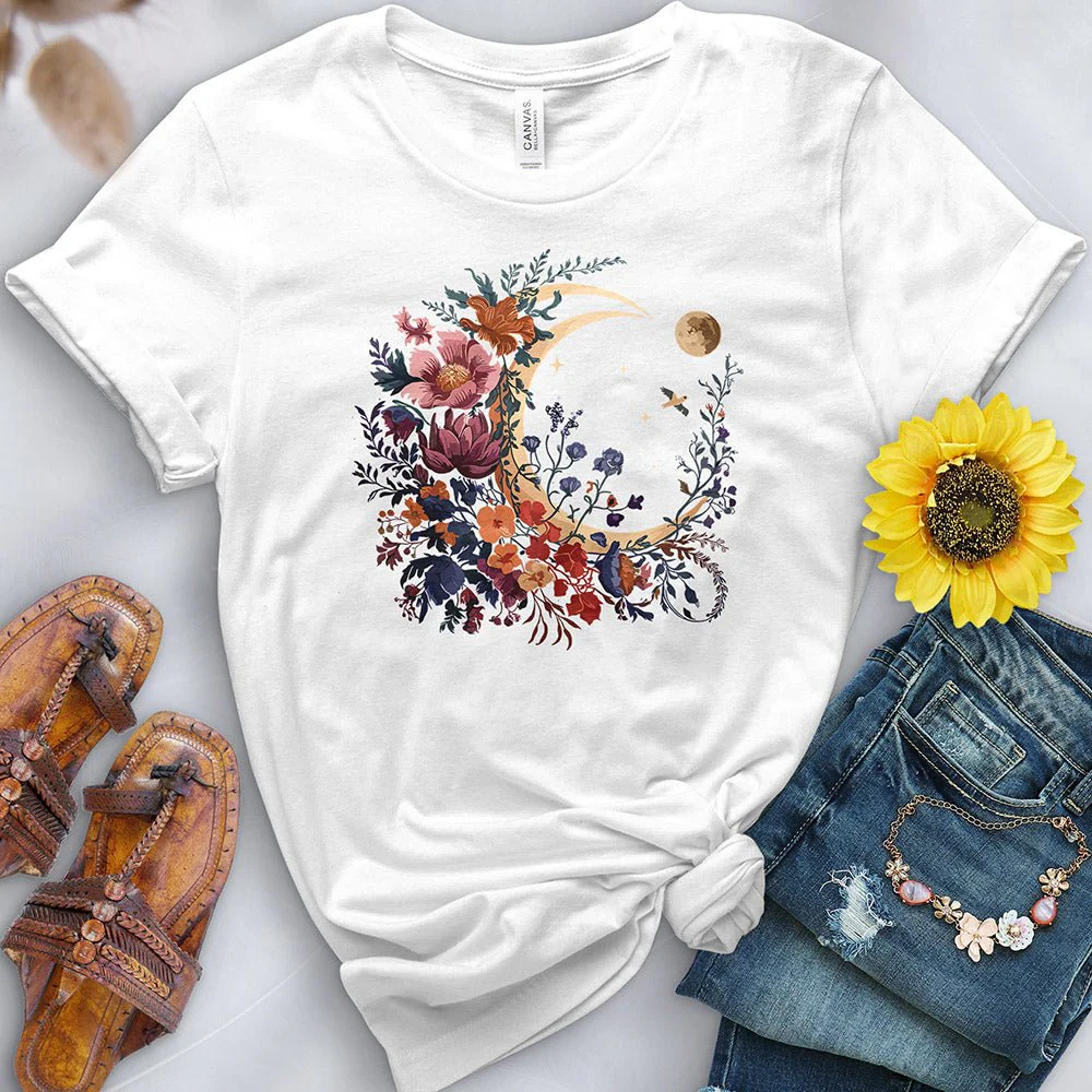 Mystic Flower Moon Tee - Image 2