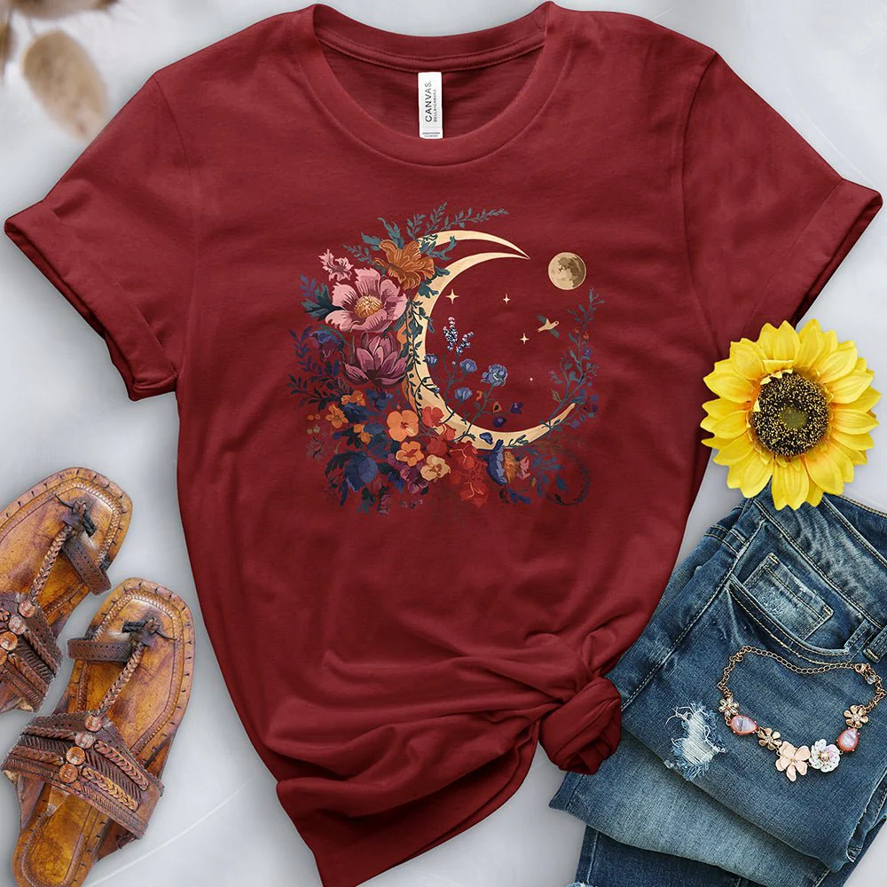 Mystic Flower Moon Tee - Image 3