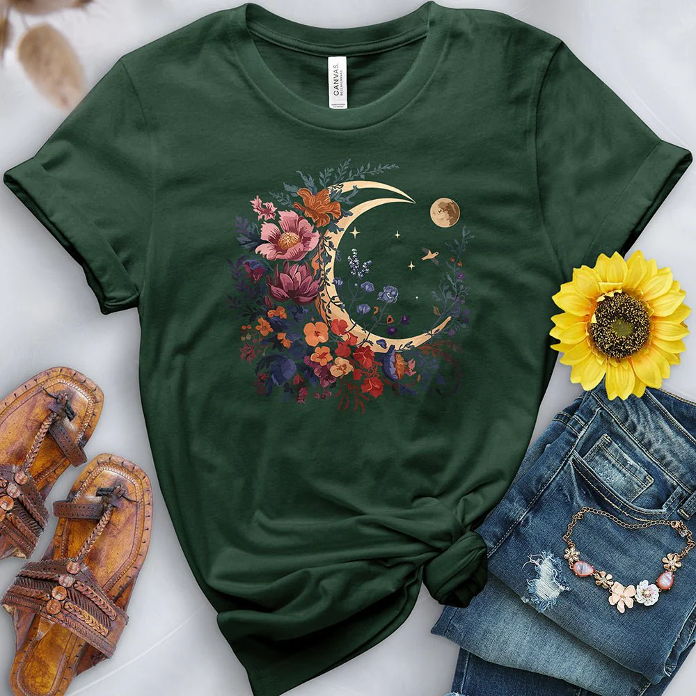 Mystic Flower Moon Tee - Image 5