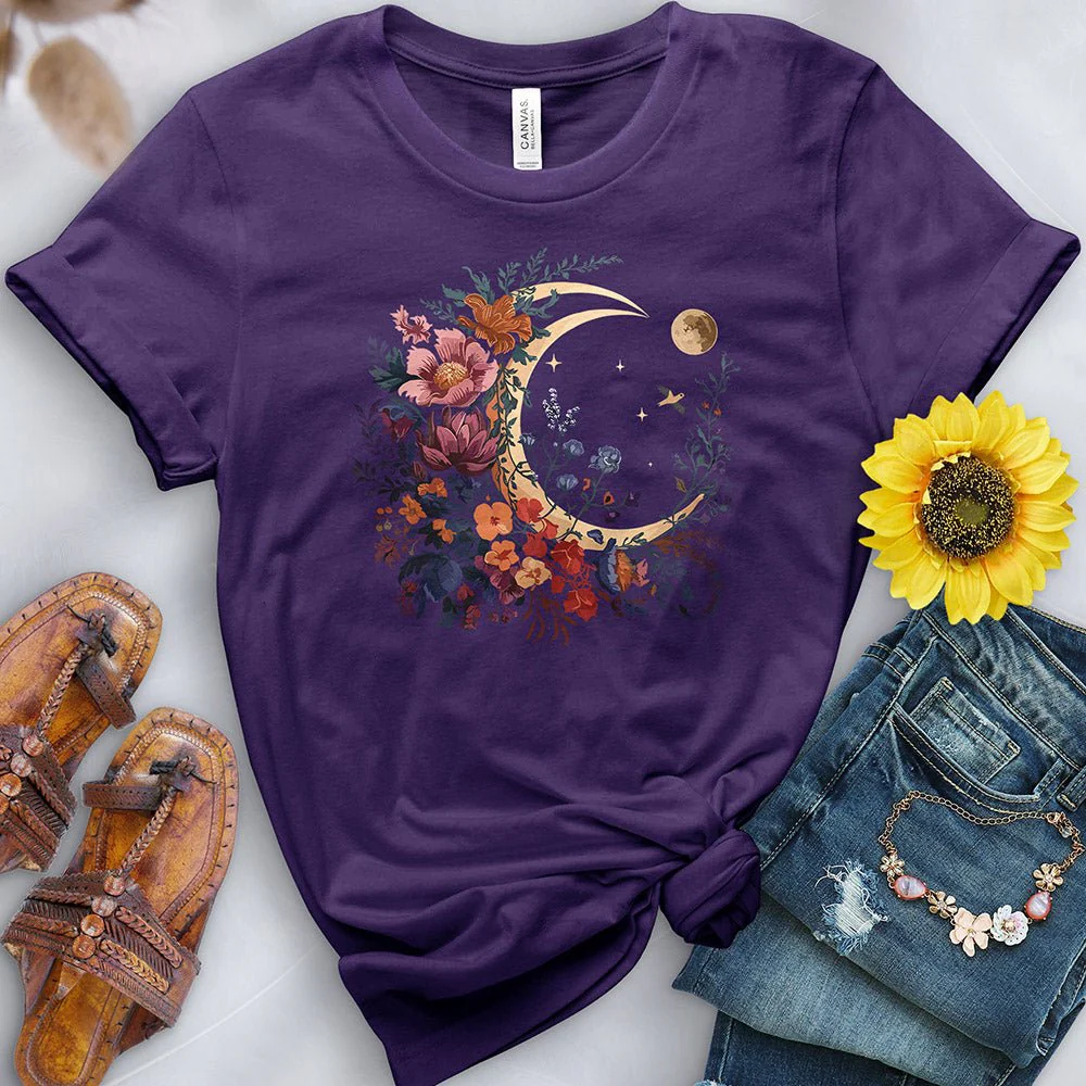 Mystic Flower Moon Tee - Image 8