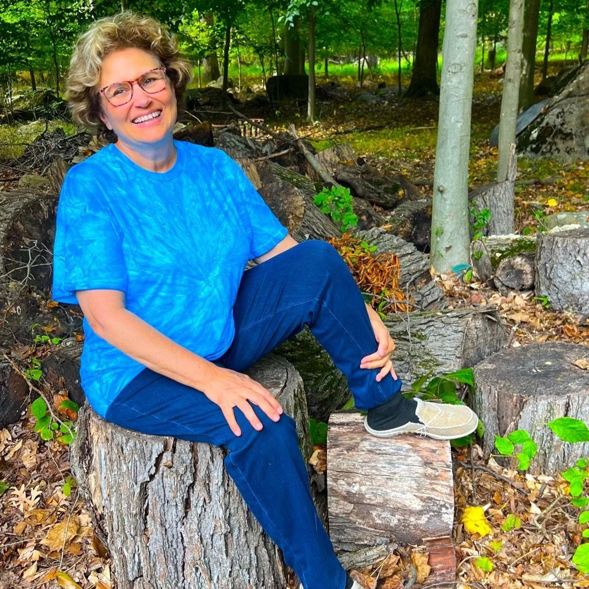 Neon Blueberry Premium Hand-Dyed Comfort Shirt - Image 8