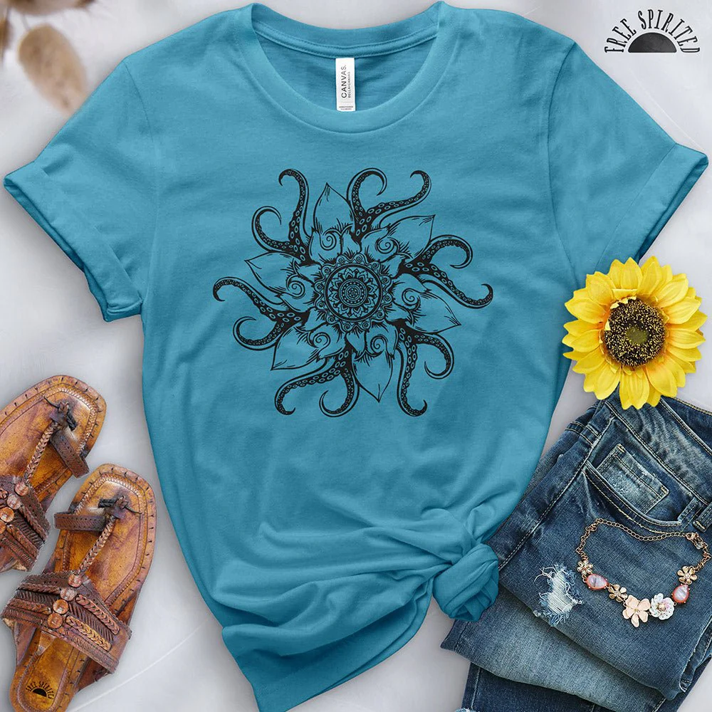 Octopus Mandala Tee - Image 5
