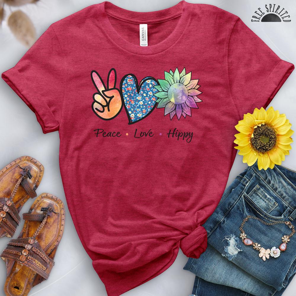 Peace Love Hippy Tee - Image 11