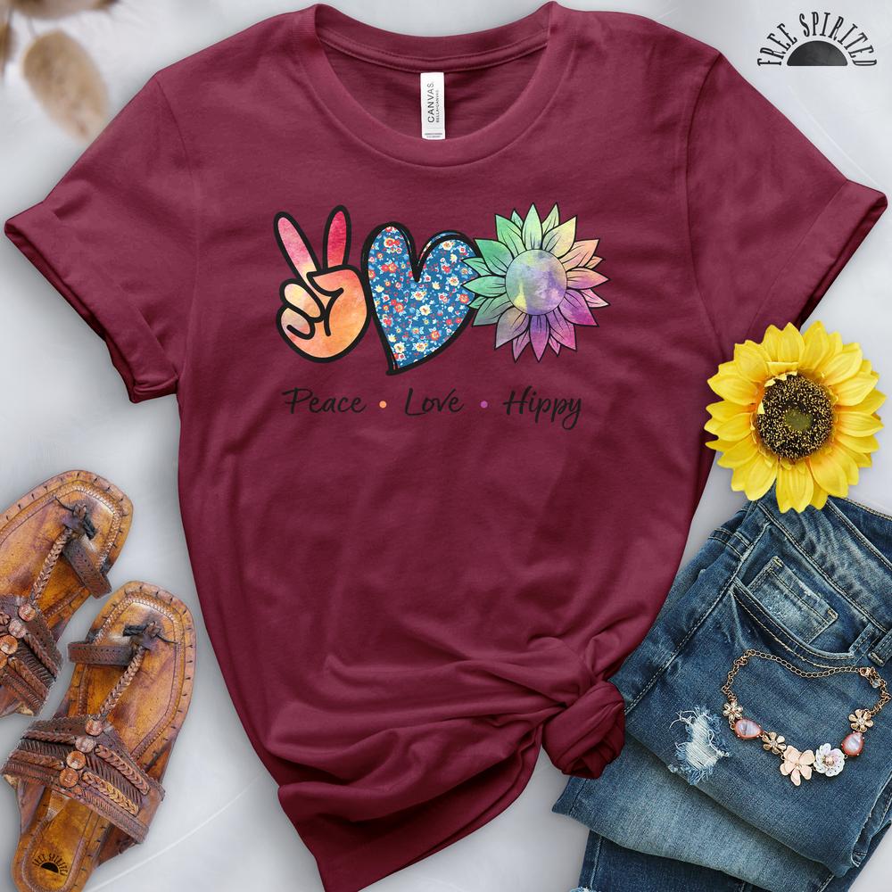 Peace Love Hippy Tee - Image 13