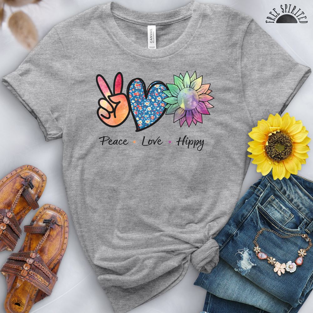 Peace Love Hippy Tee - Image 5